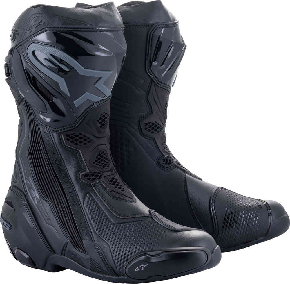 Alpinestars Supertech R Boots Black Charcoal : Delivery in 10 Days
